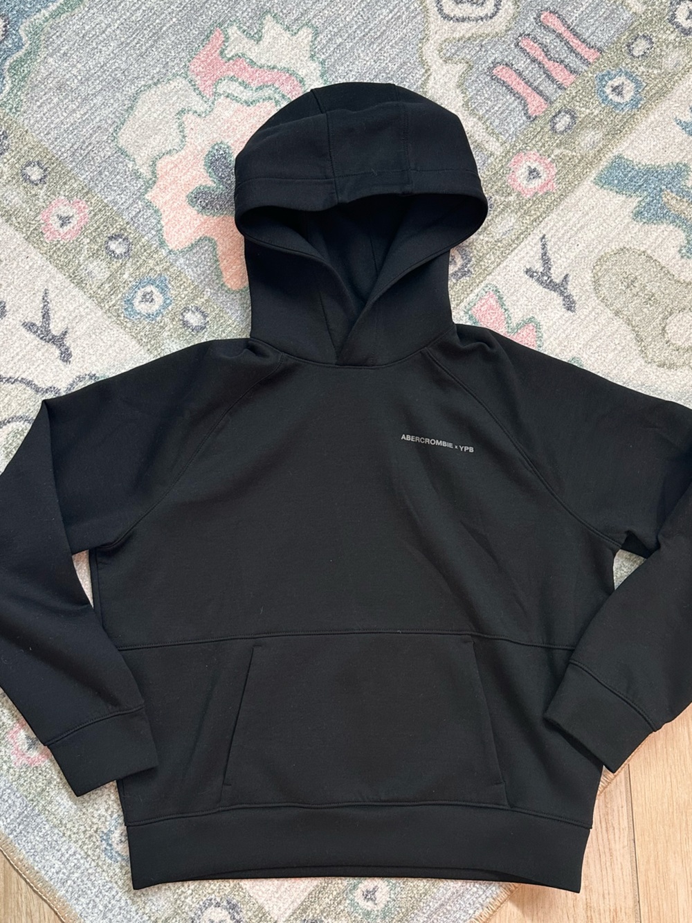 Abercrombie Boys YPB Black Hoodie with Logos